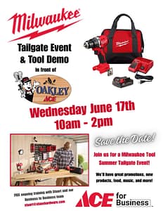 Oakley Milwaukee demo save the date